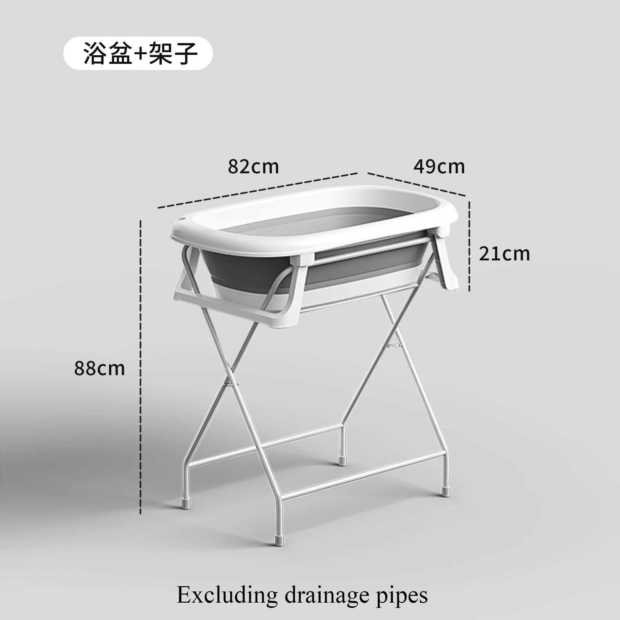 Bañera plegable para mascotas sin agacharse para perros y gatos