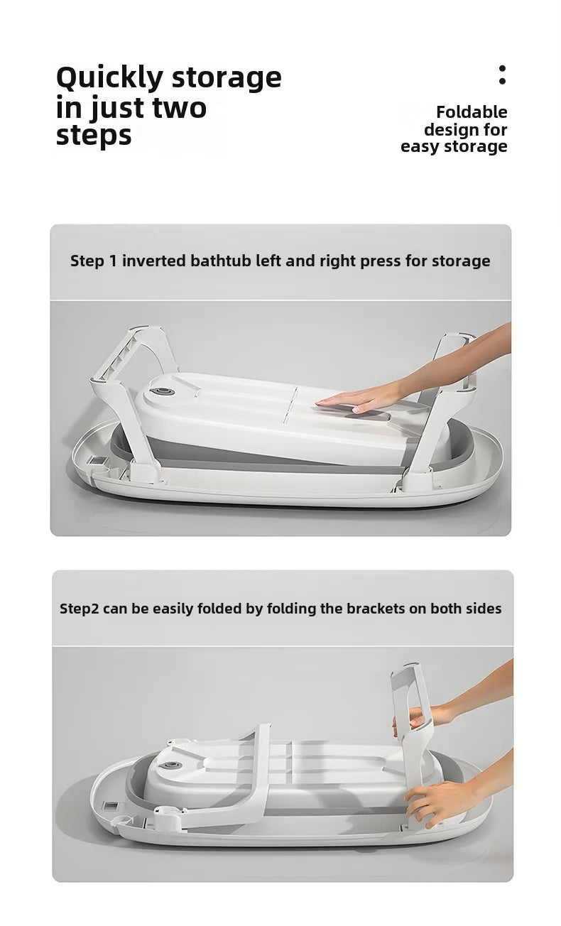 Bañera plegable para mascotas sin agacharse para perros y gatos