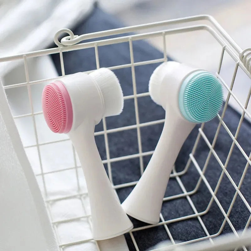 Cepillo de silicona para limpieza y masaje de patas de mascotas (1 unidad) - Herramienta de aseo de doble cara para un pelaje y garras saludables