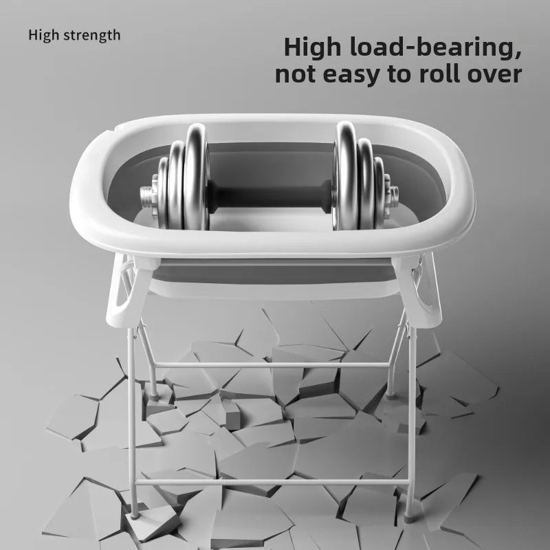 Bañera plegable para mascotas sin agacharse para perros y gatos