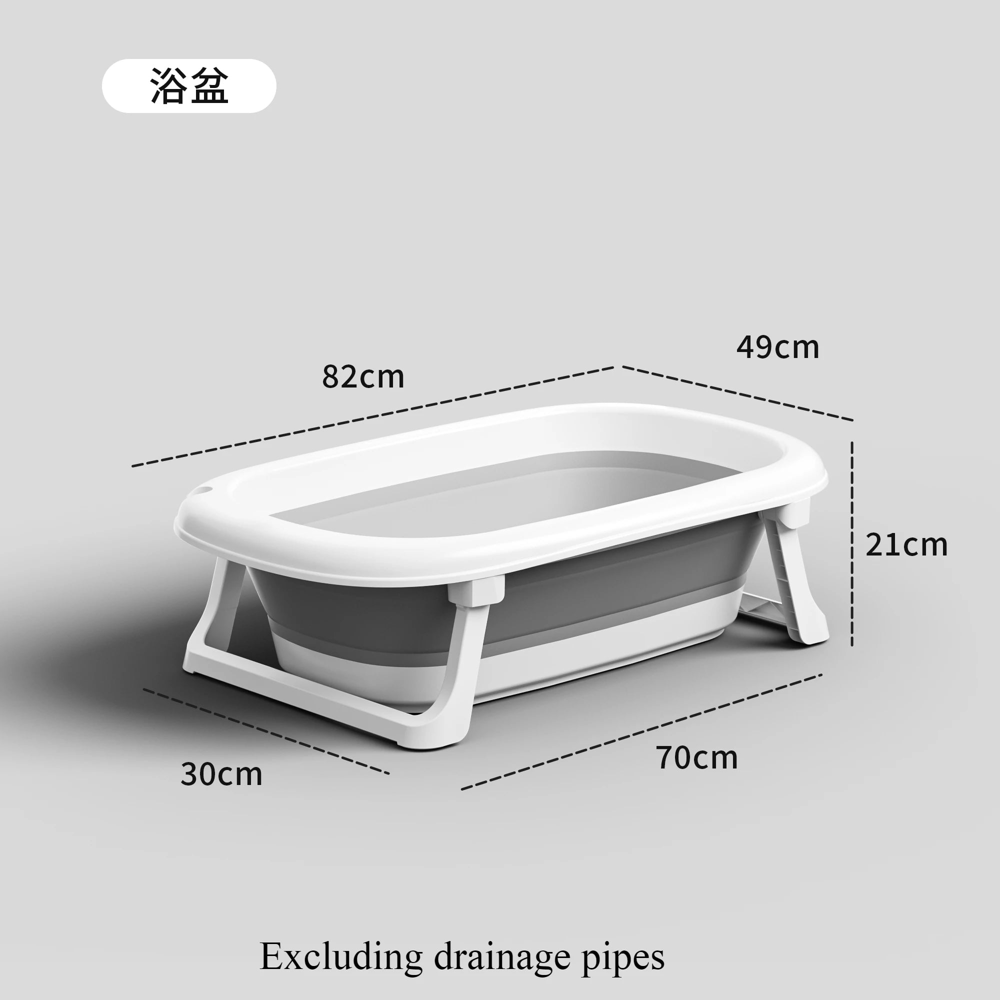 Bañera plegable para mascotas sin agacharse para perros y gatos