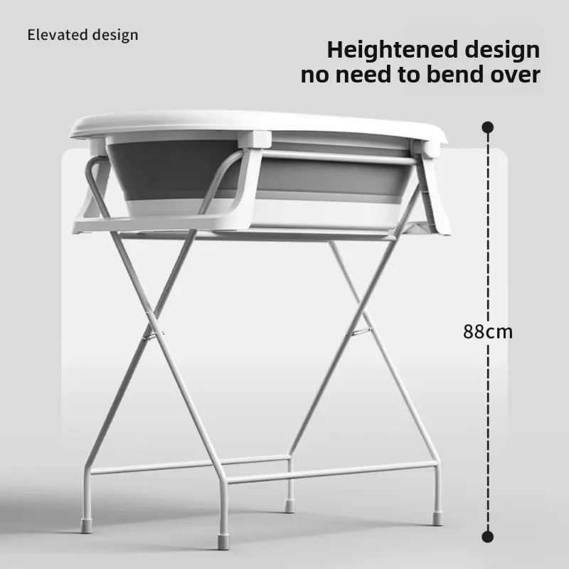 Bañera plegable para mascotas sin agacharse para perros y gatos