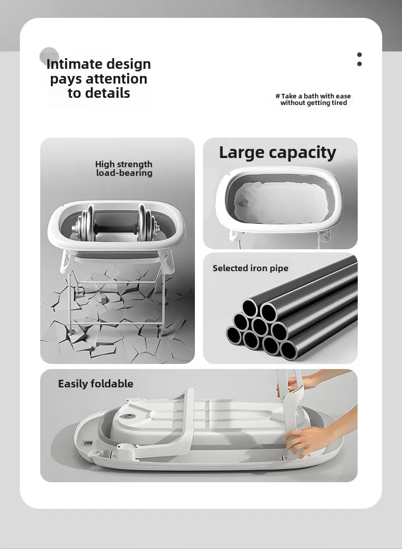 Bañera plegable para mascotas sin agacharse para perros y gatos