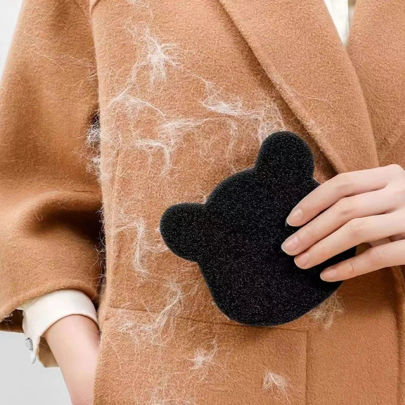 2/4 juegos de quitapelos para mascotas, esponja adhesiva lavable a máquina, reutilizable, apta para lavadora y secadora, color negro