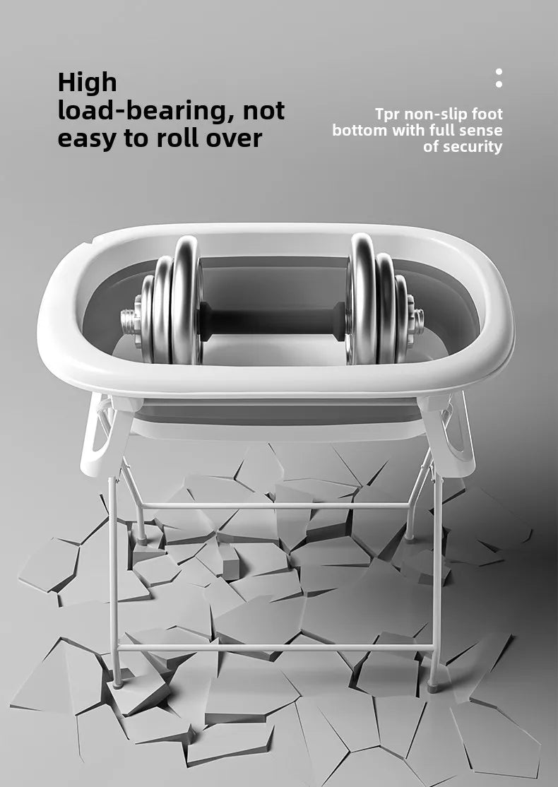 Bañera plegable para mascotas sin agacharse para perros y gatos