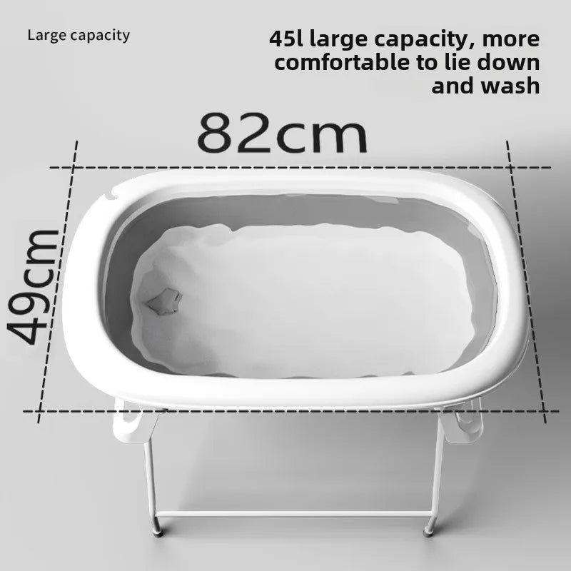 Bañera plegable para mascotas sin agacharse para perros y gatos